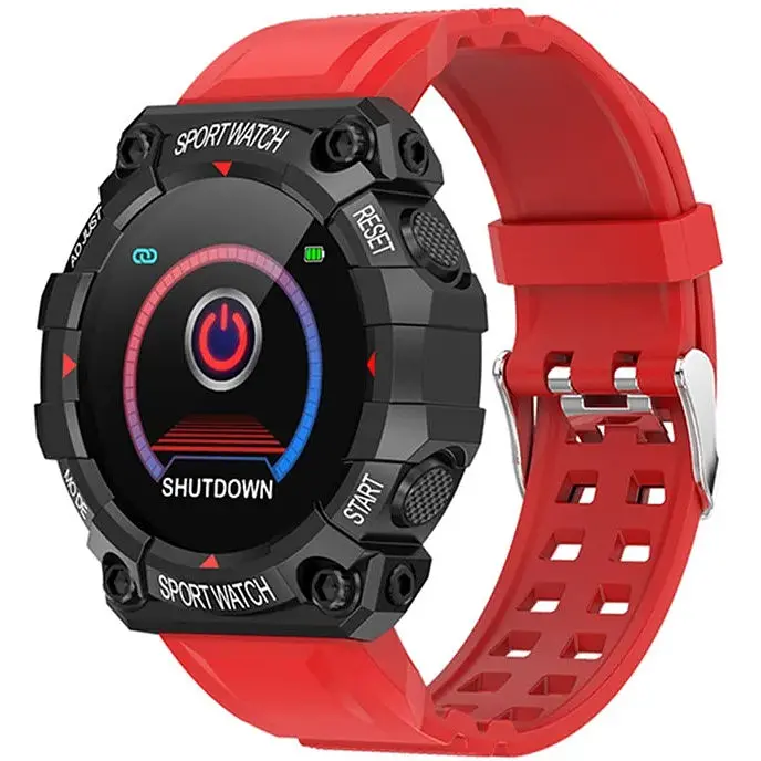 Сенсорний розумний смарт-годинник Smart FD68S Red (16101-hbr) - фото 2