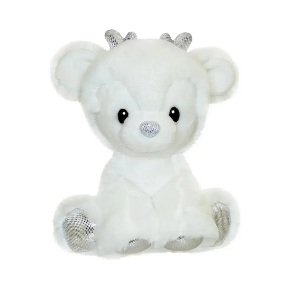 Детская мягконабивная игрушка "Олень" Aurora 220492C белый, 20 см - фото 2