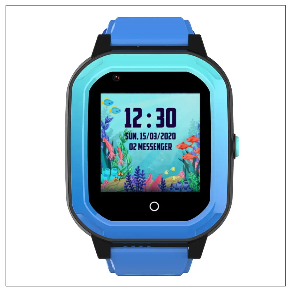 Смарт-годинник дитячий Wonlex KT20 з камерою WI-FI GPS SIM-карта відеодзвінок Blue (17767-hbr) - фото 3