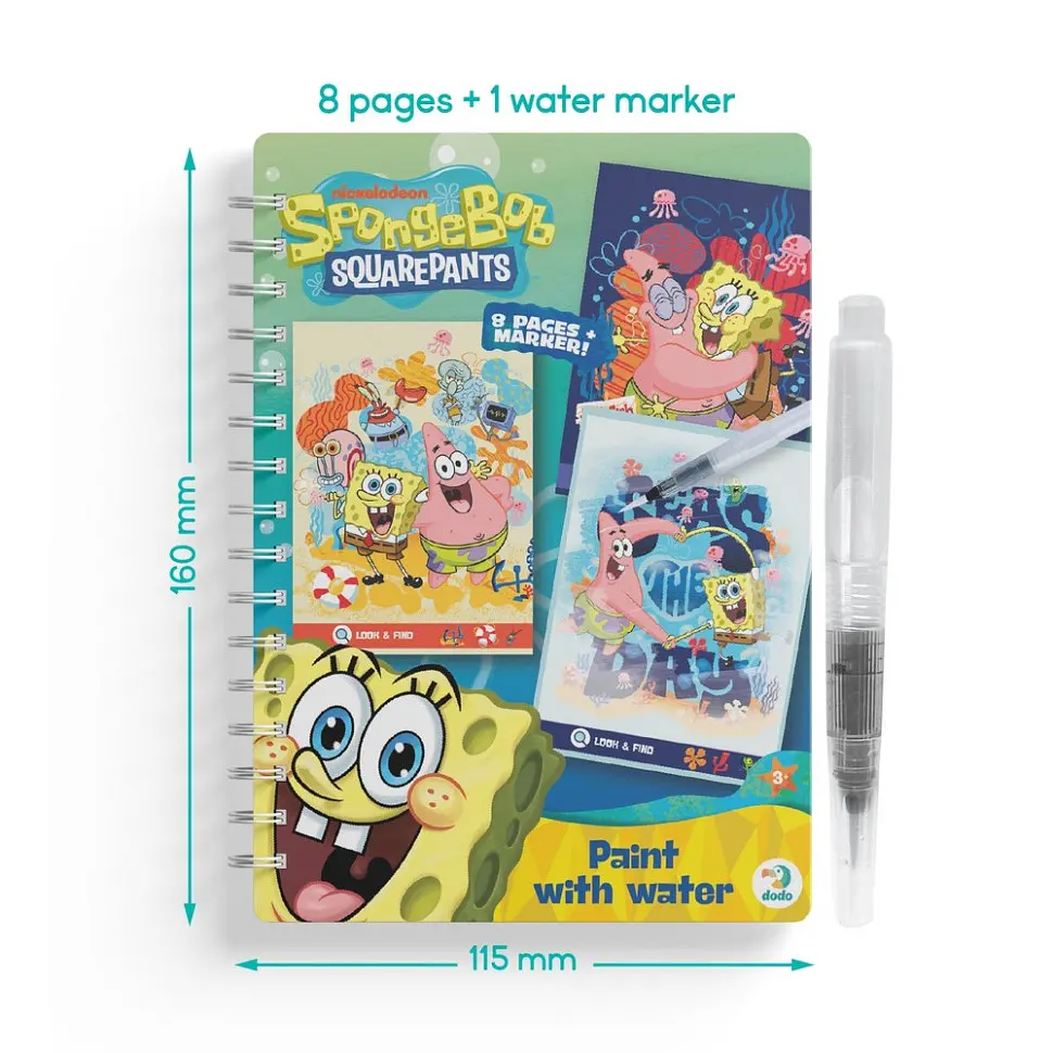 Детская водная раскраска "Bob" DoDo Toys 200642, 8 страниц - фото 4