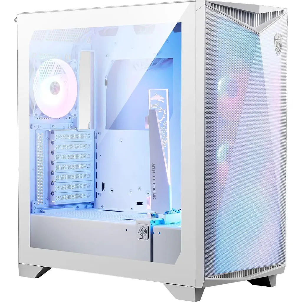 Корпус MSI MPG Gungnir 300R AirFlow White без блока питания (MPG GUNGNIR 300R AIRFLOW WHITE) без блока питания - фото 2