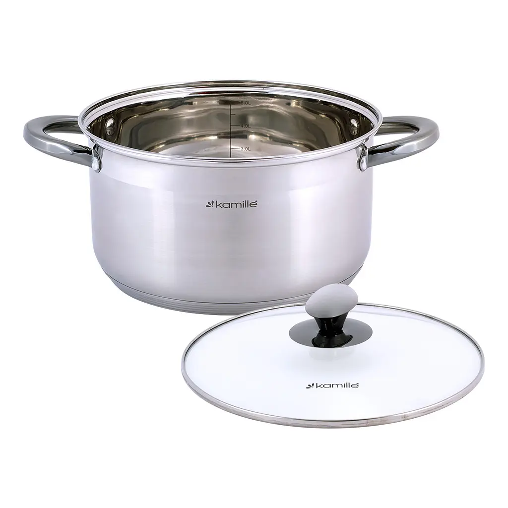 Каструля Kamille KM-4924 5.0 л - фото 6