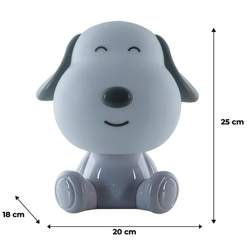 Світильник-нічник Kite LED з акумулятором Doggy білий (K24-491-3-1) - фото 5