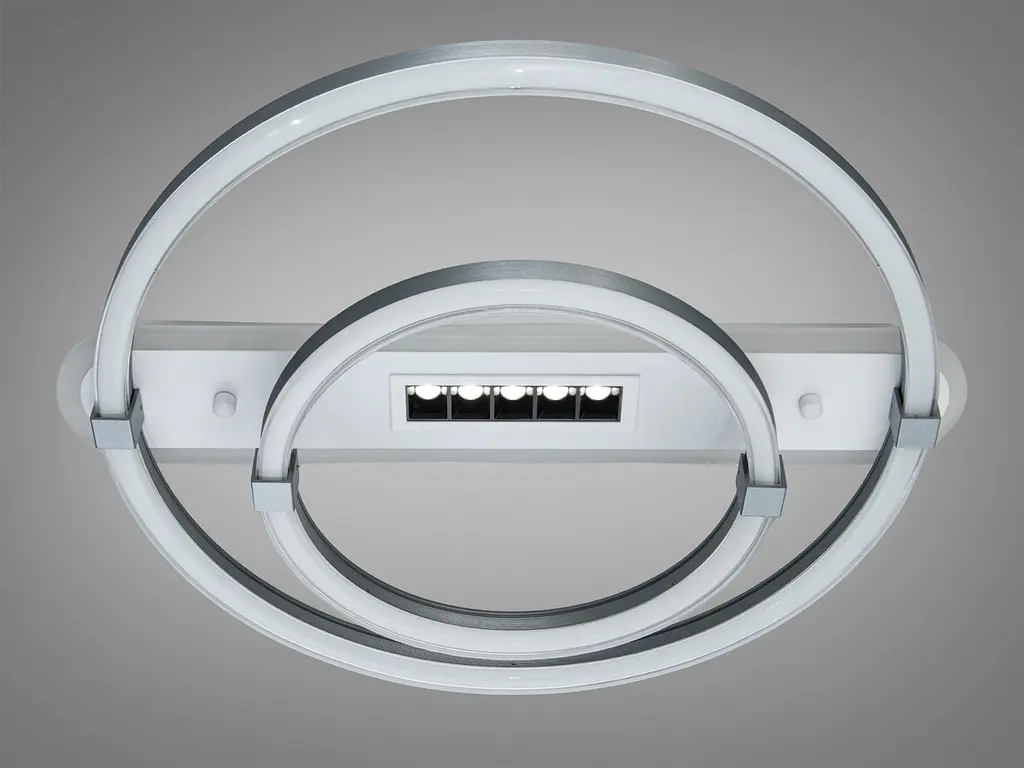 Сучасна LED-люстра кільця Diasha 5141/500+300GR 88W, 4840 lm, 56x50 см - фото 4