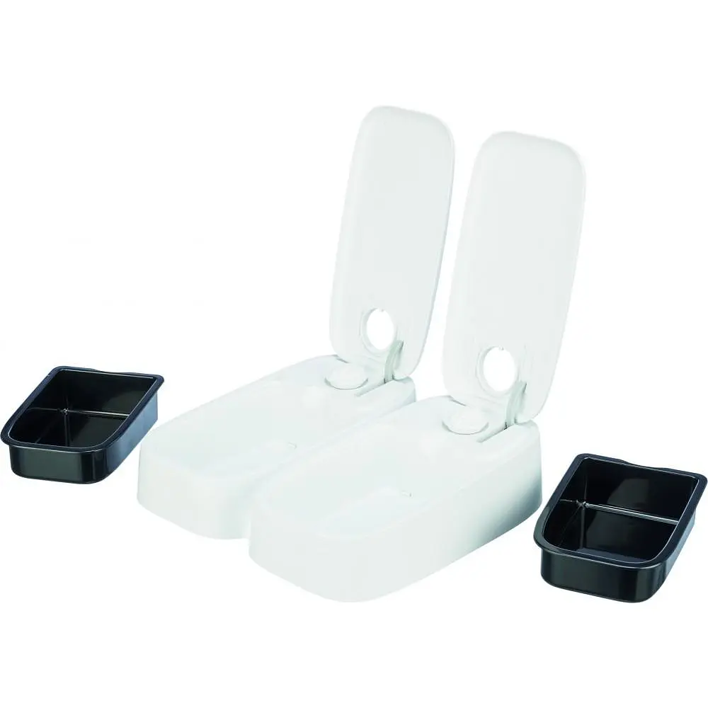 Автоматическая кормушка Trixie TX2 2 x 300 мл / 27 см x 7 см x 24 см (черная) - фото 8