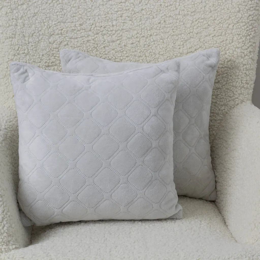 Подушка декоративна ТЕП Velure Light Grey 40x40 см світло-сірий (3-00437_34057) - фото 2