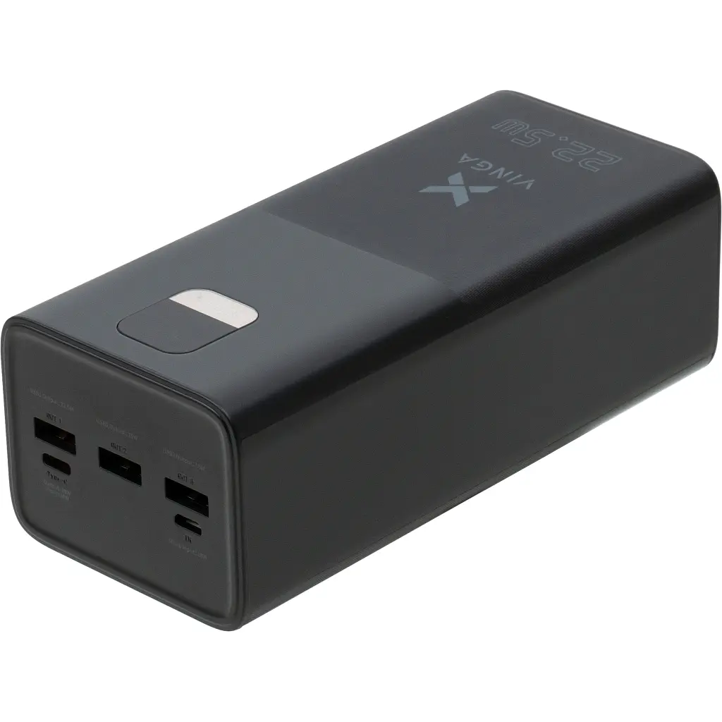 Батарея універсальна Vinga 40000 mAh 22.5W Display Black (VPBB4022) - фото 6