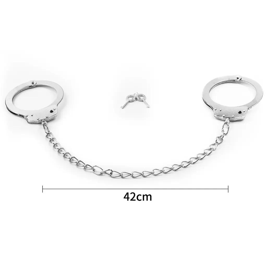 Поножі - Fetish Pleasure Metal Leg Cuffs - фото 4