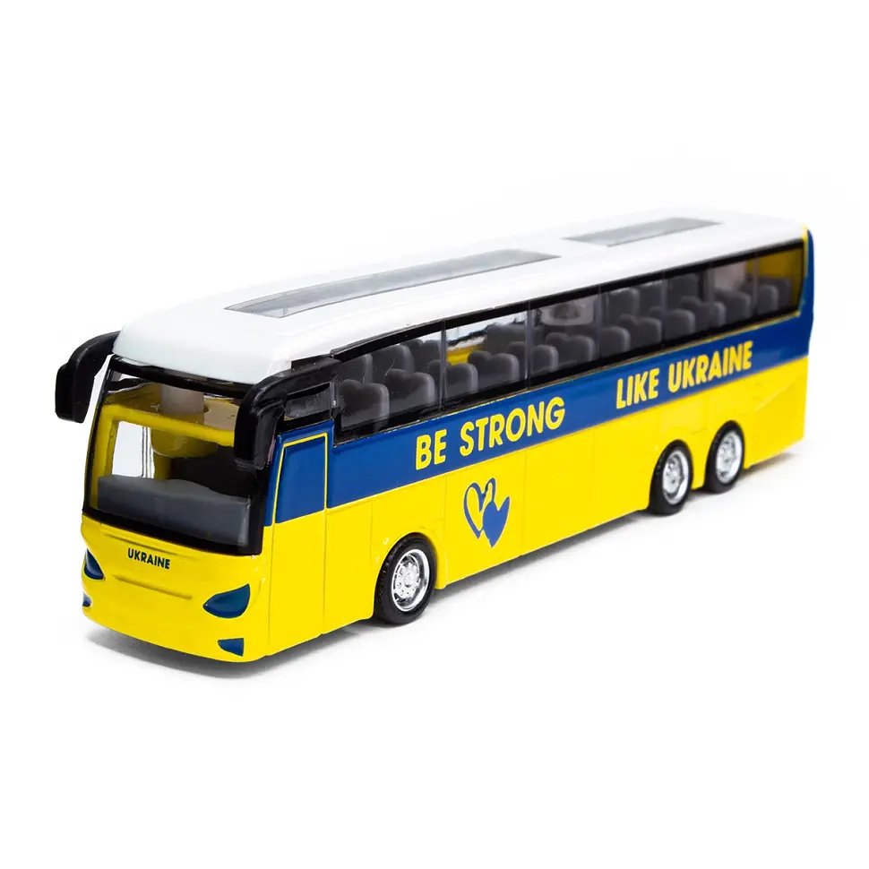 
Дитяча колекційна модель Автобус екскурсійний Україна TechnoDrive 250419CG - фото 6