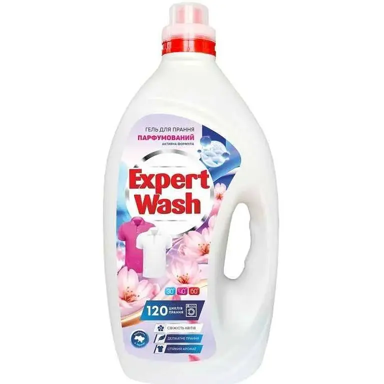 Гель для прання Expert Wash 6л універсальний парфумований Свіжість квітів