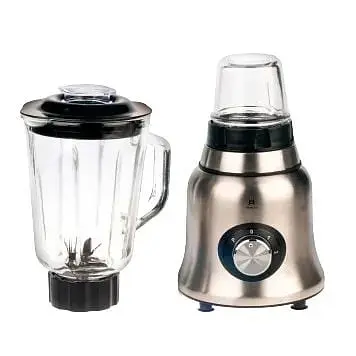 Блендер Henschll HS-5555 кухонный с чашей 1000 Вт нержавеющая сталь 1.5 л черный (HS-5555_801) - фото 2