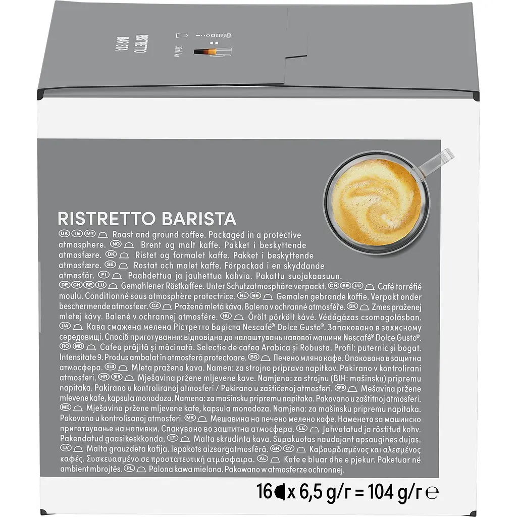 Кофе в капсулах NESCAFE Dolce Gusto Ristretto Barista 104 г - фото 3