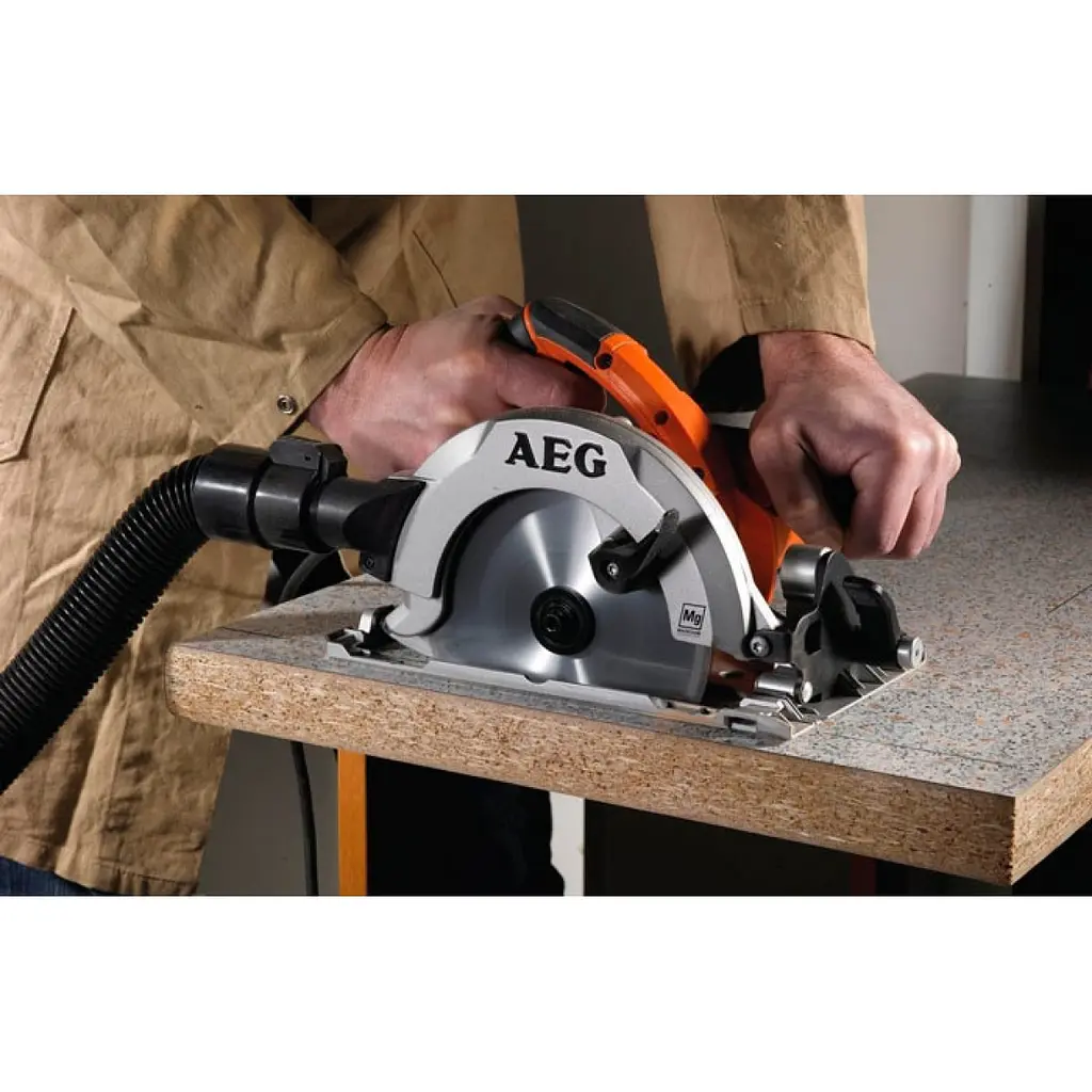 Пила дисковая AEG в сумке сетевая 1200 Вт (KS55-2) - фото 4