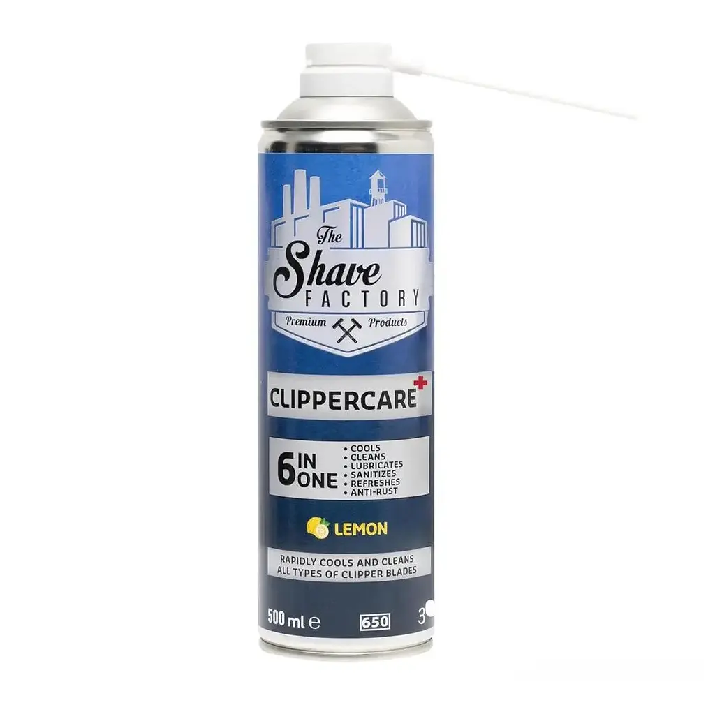 Аерозоль 6 в 1 для машинок The Shave Factory Clippercare Plus Lemon 500 мл