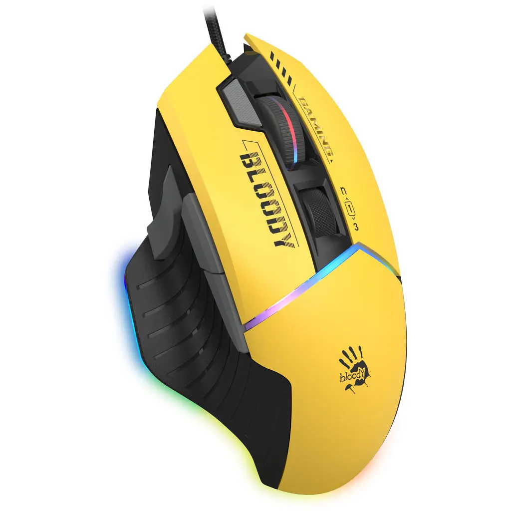 Мишка A4Tech Bloody W95 Max RGB Activated USB Sports Lime (Bloody W95 Max Sports Lime) - фото 2