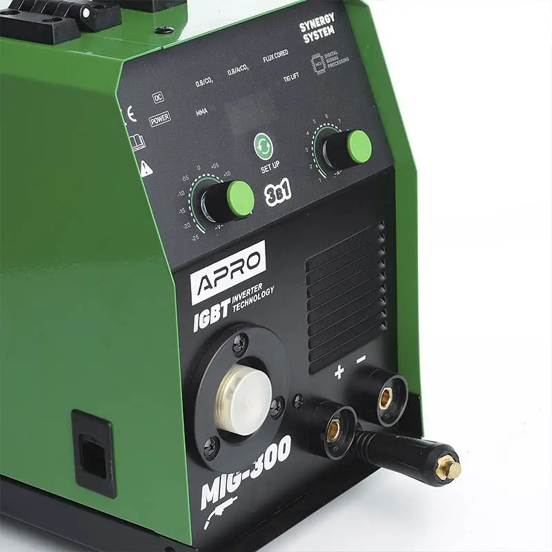 Полуавтомат инверторный сварочный Apro MIG-300 + набор кабелей 30412 - фото 7