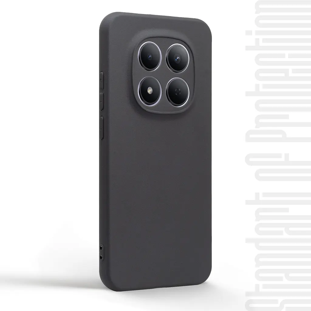 Чехол-накладка для смартфона Xiaomi Redmi Note 15 Pro 5G противоударный, силиконовый, термополиуретановый (ТПУ), с защитой камеры и корпуса, черный, защита всего корпуса, ArmorStandart (ARM89716) - фото 2