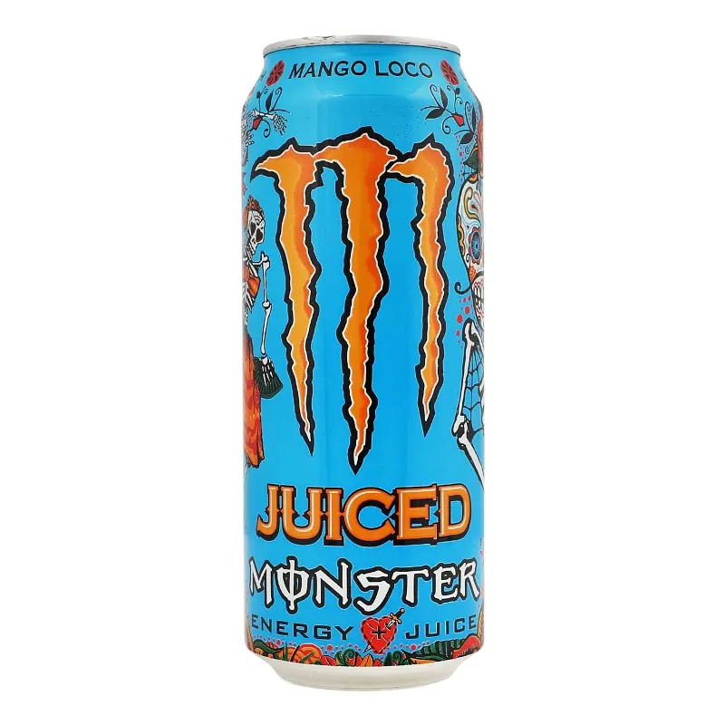 Напій енергетичний безалкогольний Monster Energy Juiced Mango Loco з/б 0.5 л