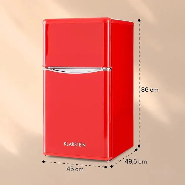 Холодильник Klarstein Monroe Red (10029332) - фото 6