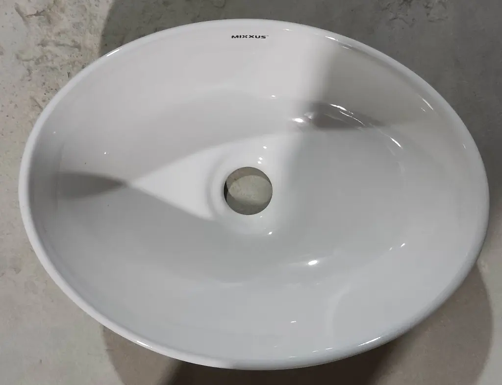 Умивальник накладний Mixxus Premium Ellipse-0107 345x265x120 мм MP6525, Білий - фото 4