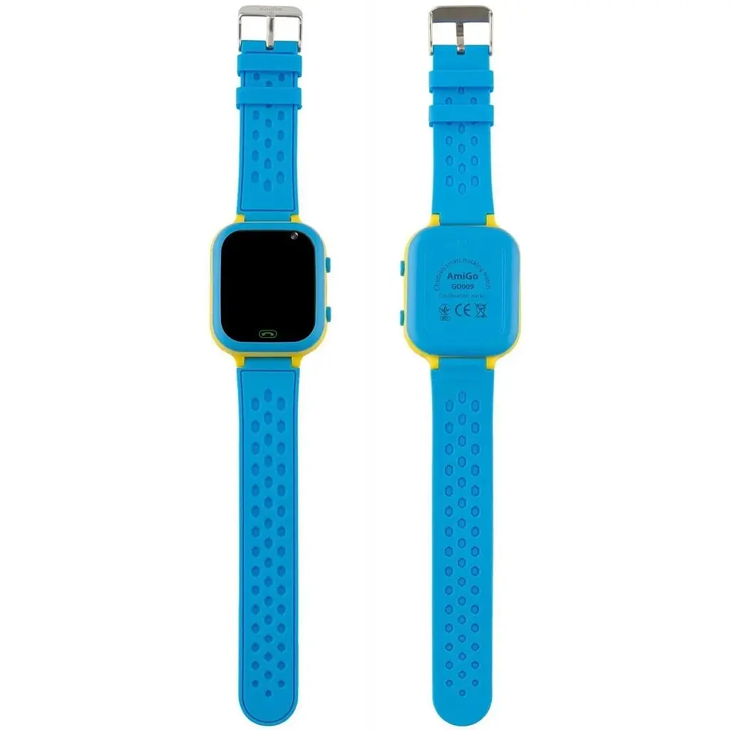 Smart Watch AmiGo GO009 GLORY Camera+LED WIFI Blue-Yellow UA UCRF - фото 3