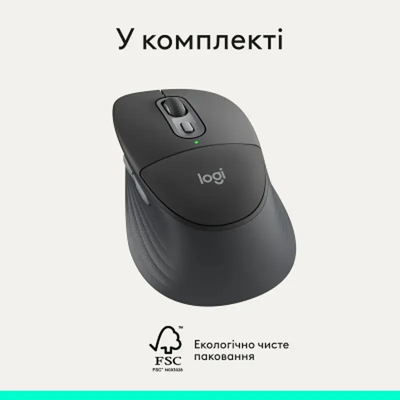 Мишка Logitech Signature Comfort Plus M850L Wireless/USB-C for Business Graphite (910-007704) - фото 12