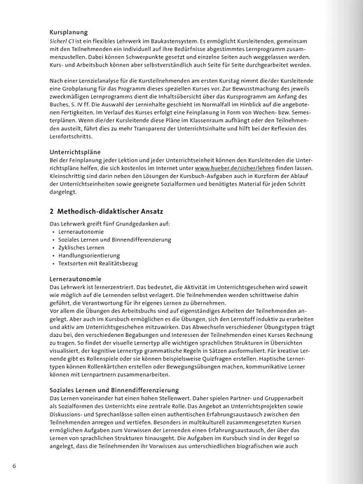 Sicher! C1 Paket Lehrerhandbuch C1.1 + C1.2 - фото 6