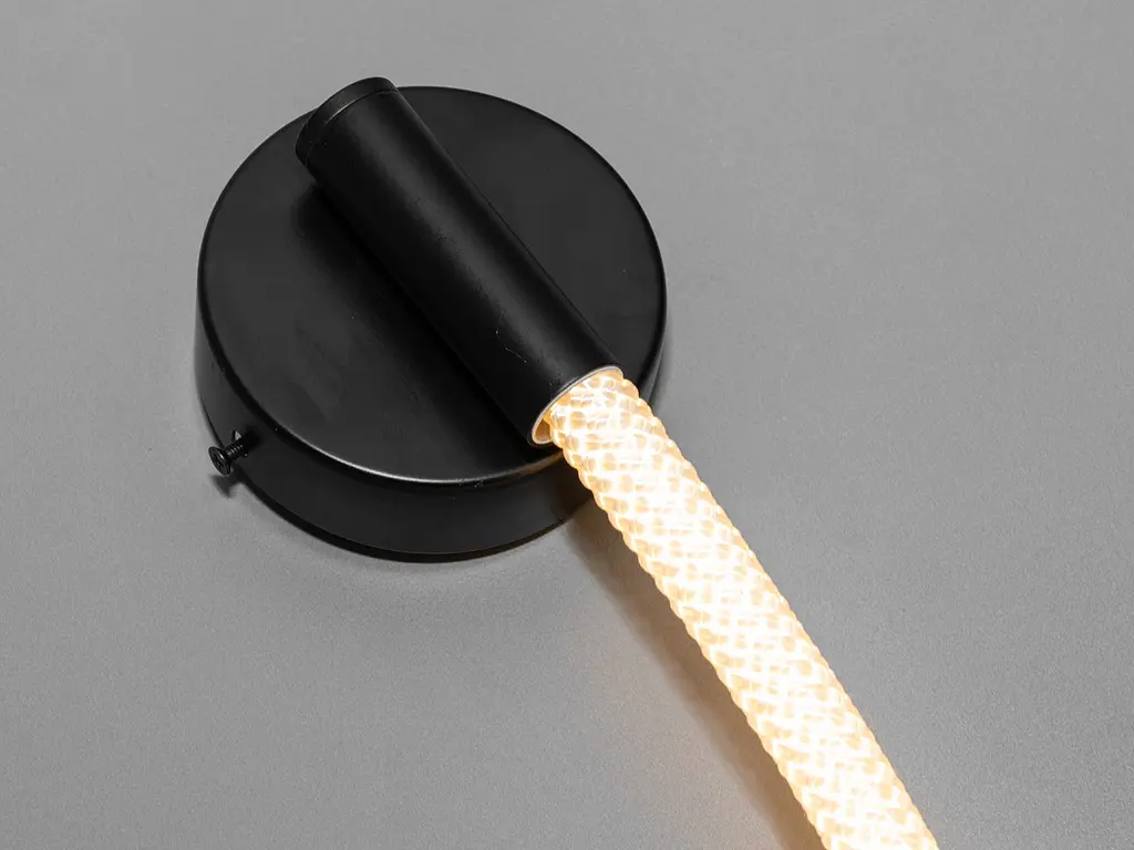 Светильник LED Diasha 9600-BK Веревка 10W черный минималистичный стиль для коридора спальни кухни офиса - фото 3