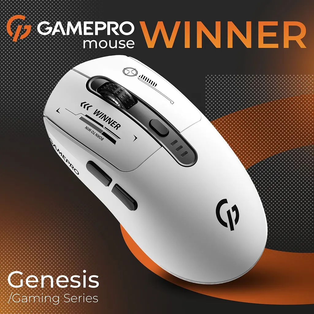 Миша GamePro Genesis Winner Wireless White (GM079W) [140366] - фото 5