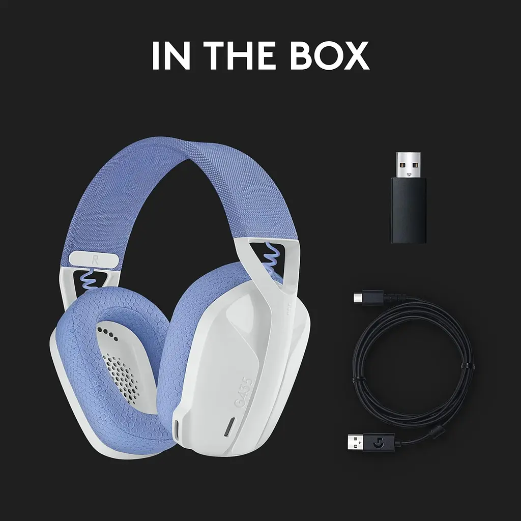 Ігрові навушники Logitech G435 White - фото 10