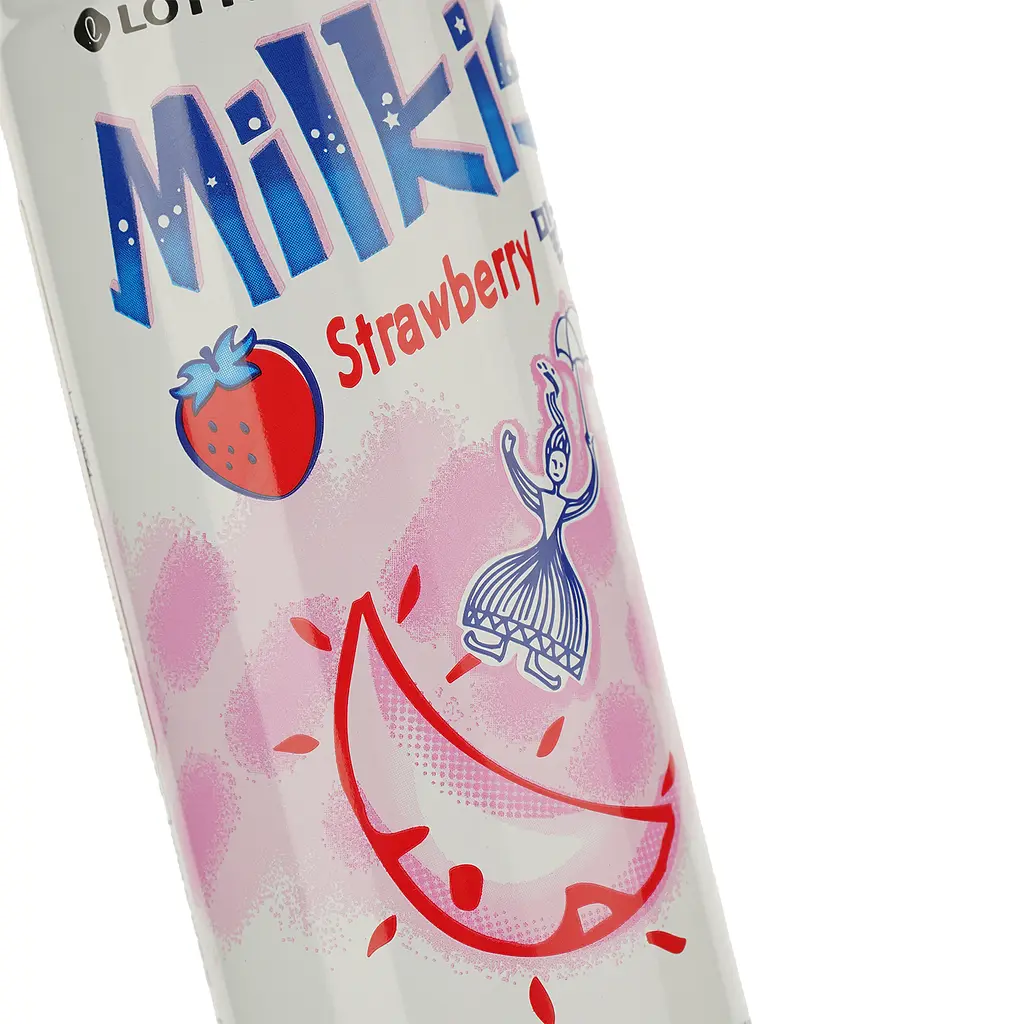 Напій Strawberry Milkis Lotte сильногазований 250 мл - фото 3