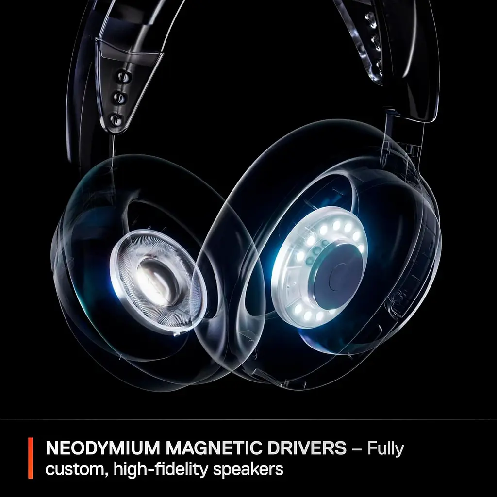 Ігрова гарнітура SteelSeries Arctis Nova 3P Wireless MultiPlatform Aqua (61688) - фото 13