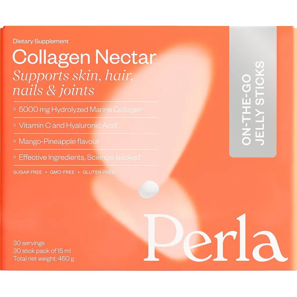 Дієтична добавка Perla Helsa Collagen Jelly Sticks зі смаком манго та ананасу 30 стіків по 15 мл