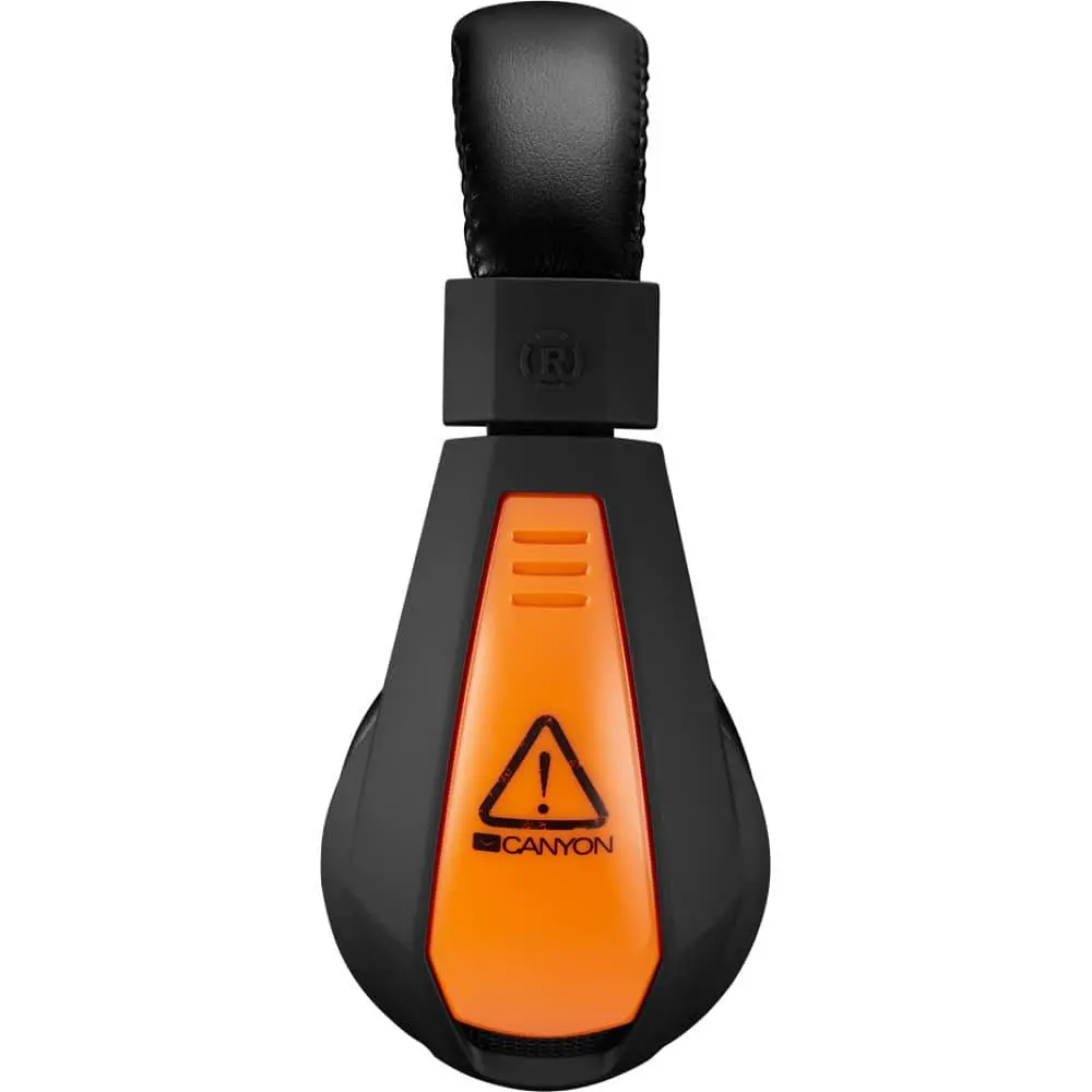 Ігрова гарнітура Canyon CND-SGHS1A Black-Orange (CND-SGHS1A) - фото 2