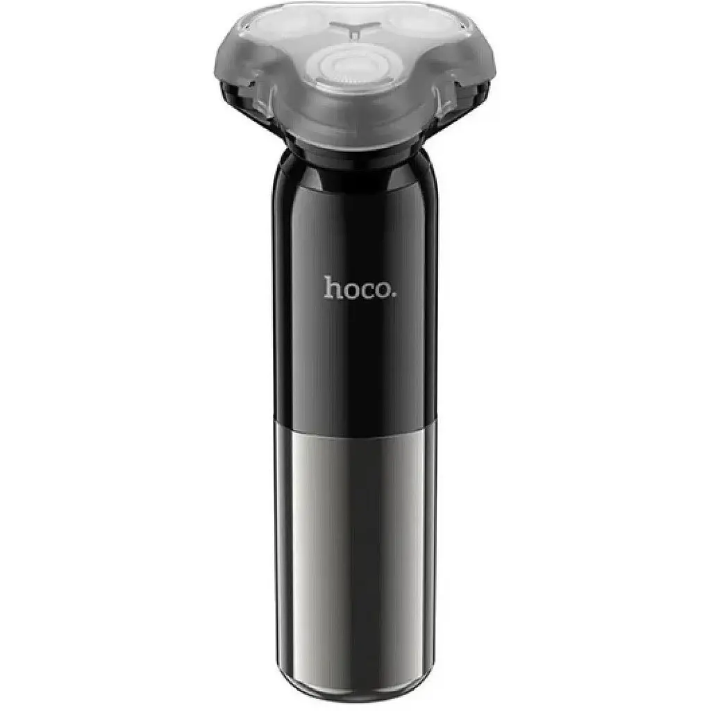 Мужская электробритва для бороды Hoco HP35 Induction 3-blade electric shaver 600mAh IPX7 Black - фото 3