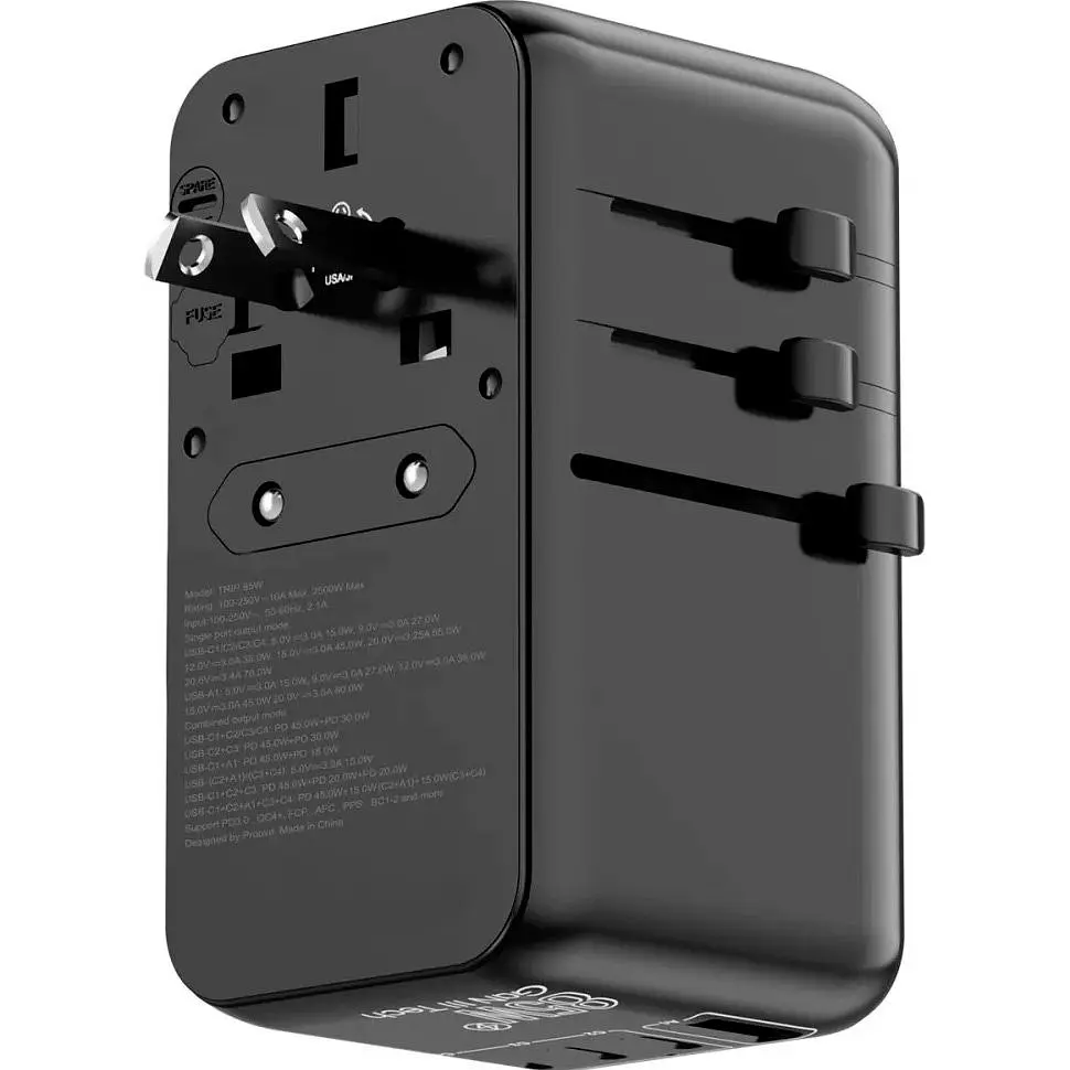 Сетевое зарядное устройство Proove Trip 85W Black [TATR85130001] [130288] - фото 7