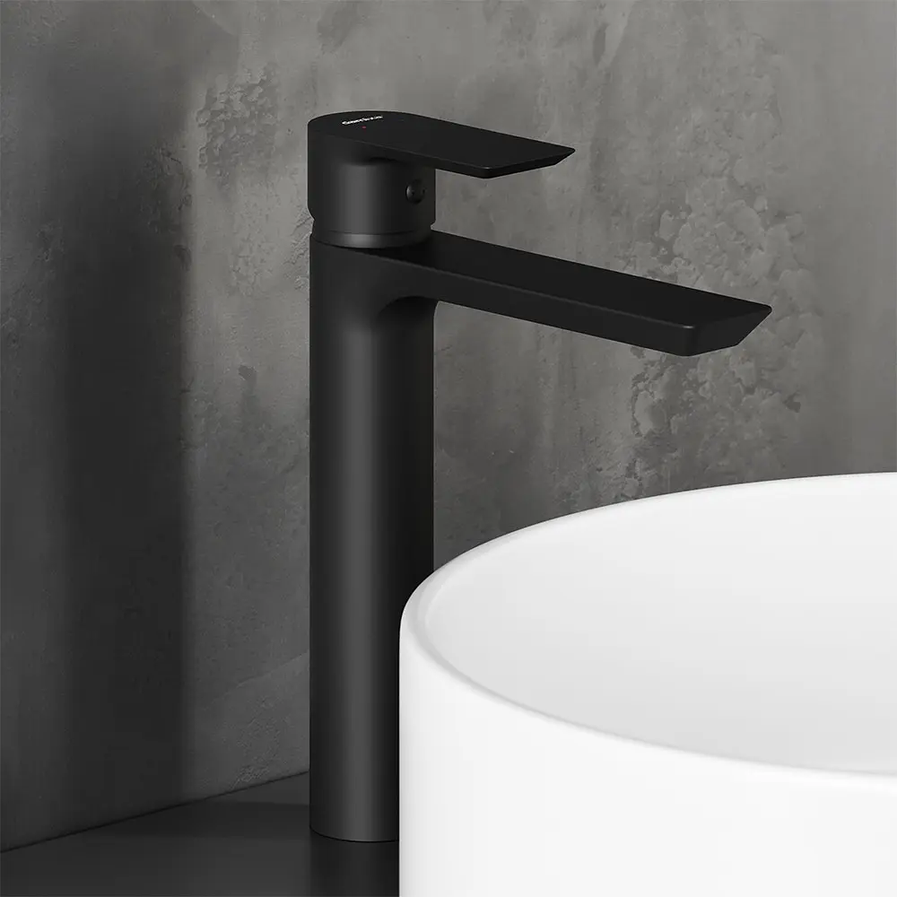 Змішувач для умивальника Damixa 10 високий black 470250300 - фото 3
