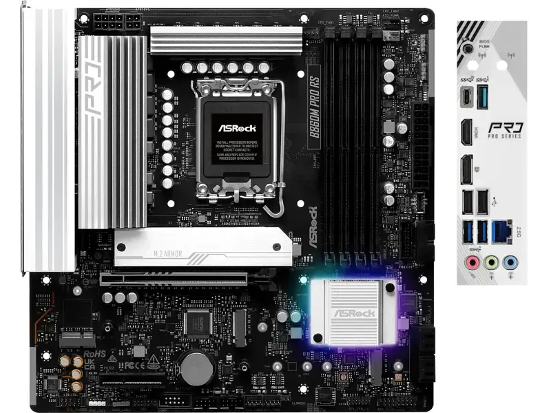 Материнская плата ASRock B860M Pro RS - фото 4