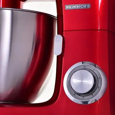 Міксер планетарний-тестоміс Heinrich's HKM 8078 Red 8.0 л - фото 4