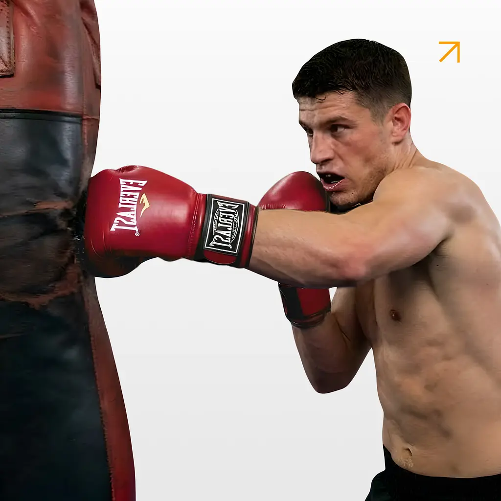 Боксерські рукавички Everlast 6 унцій (6 oz) червоні - фото 2