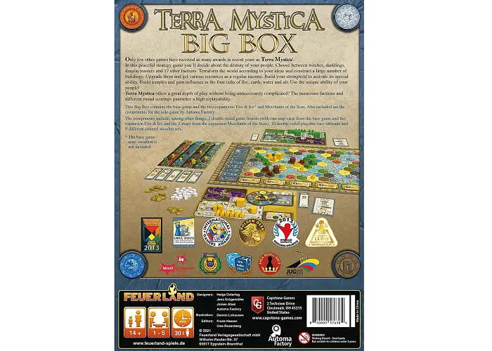 Настільна гра Capstone Games Терра Містика Велика коробка (Terra Mystica: Big Box) (англ.) (PS151) - фото 8