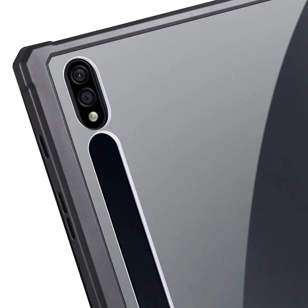 Чехол TPUCristal SlimTPU Spen holder Samsung Galaxy Tab S9/S9 Fe Черный - фото 7