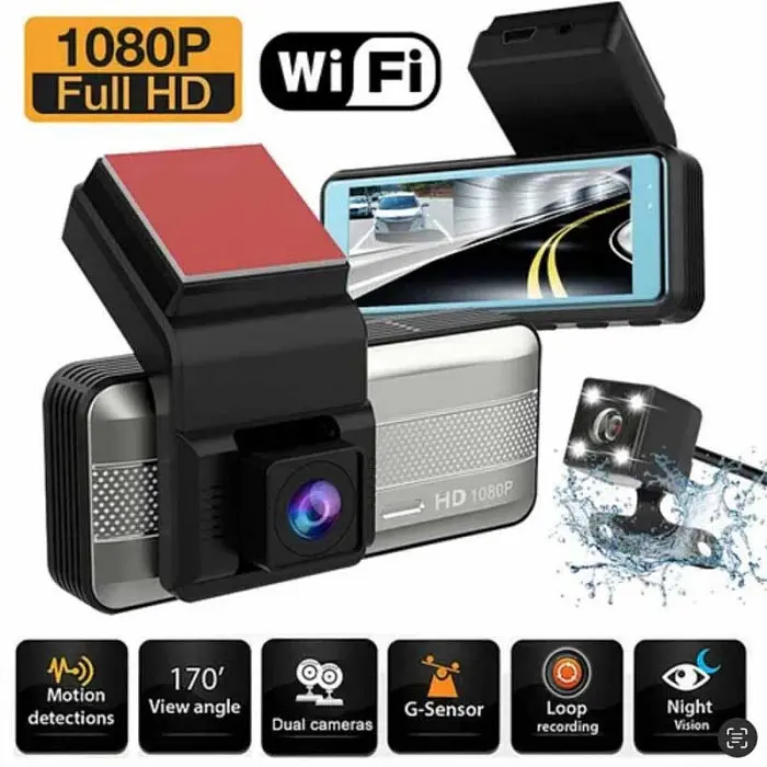 Автомобільний відеореєстратор Т-711 Wi-Fi Full HD (2 камери) - фото 5