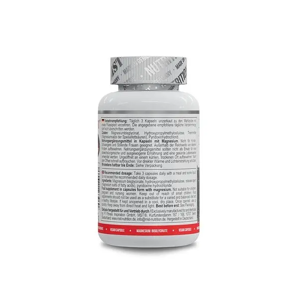 Хелат бісгліцинату магнію MST Nutrition Magnesium Bisglycinate, 90 капсул - фото 3