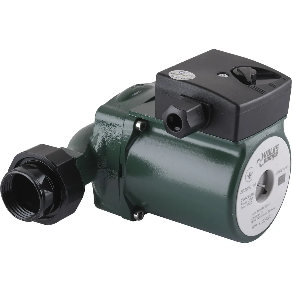Насос циркуляционный Volks pumpe ZP25/8 180 мм + гайки - фото 2