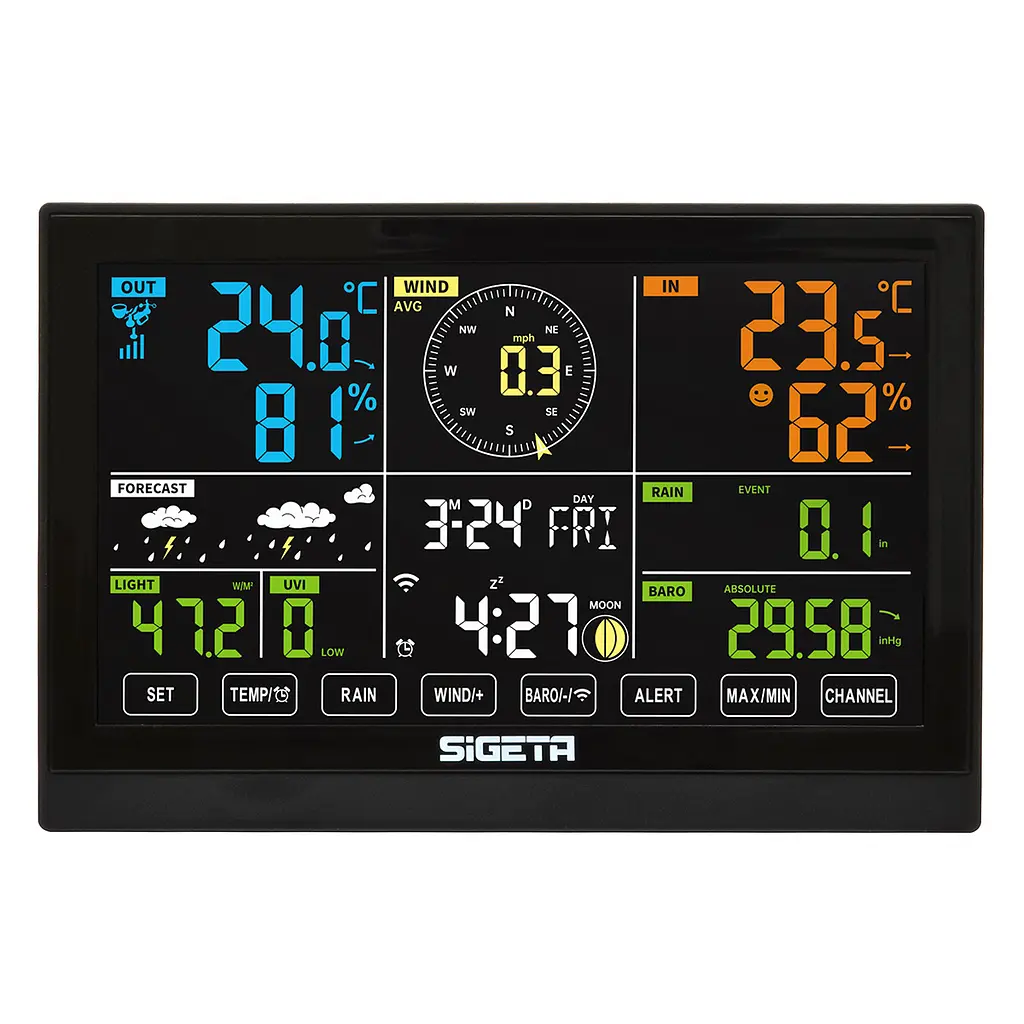 Метеостанція SIGETA SmartMeteo Pro 7-in-1 Wi-Fi (65031) - фото 3