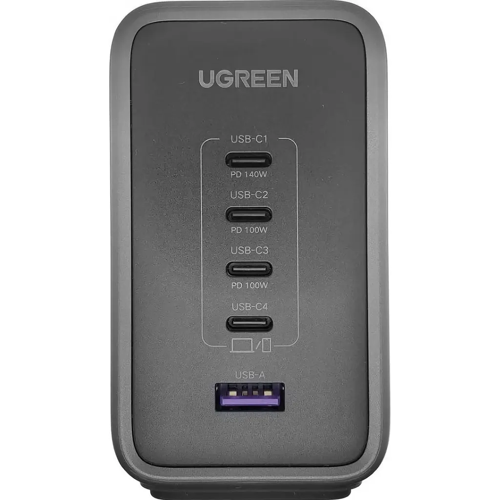 Сетевое зарядное устройство Ugreen CD333 Nexode 300W GaN Wall Charger Gray [90903B] [121133] - фото 2