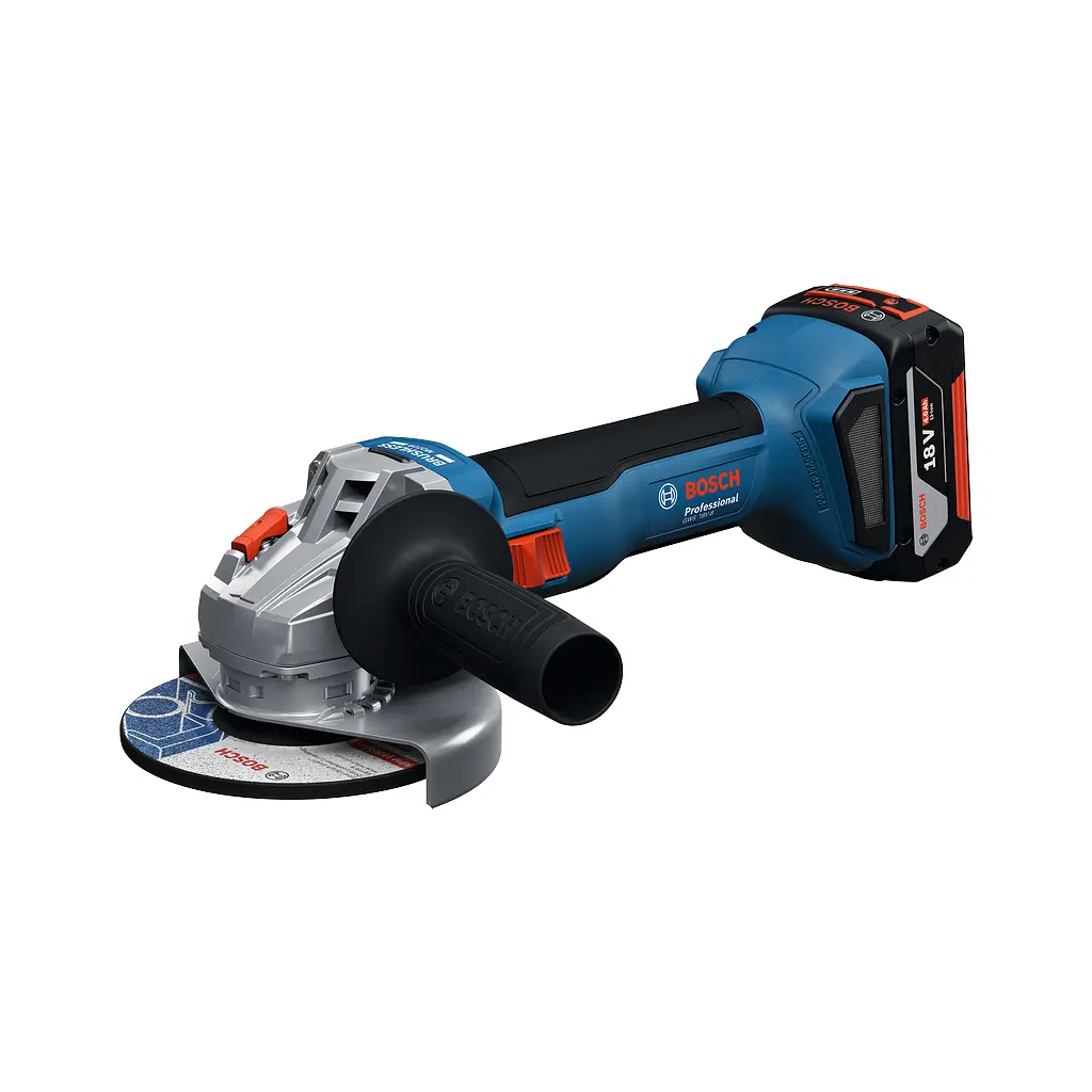 Шліфувальна машина Bosch GWS 18V-8 125мм, 18В, 2x4Ah, 0-11000об/хв, 1.7кг, кейс (0.601.9N9.020) - фото 2