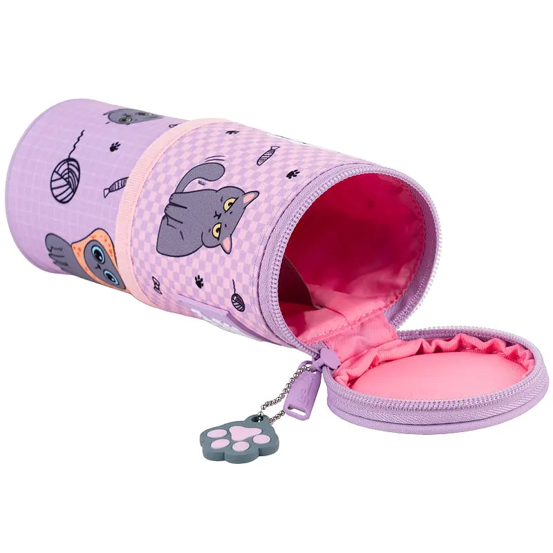 Пенал Kite Lazy Cats фіолетовий (K25-684-3) - фото 7