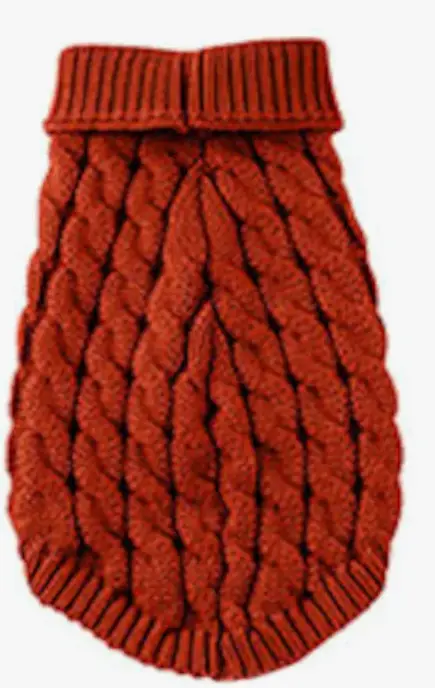 Светр для собак та котів EcoToys Red M червоний A: 25 см B: 36 см C: 27 см 7009